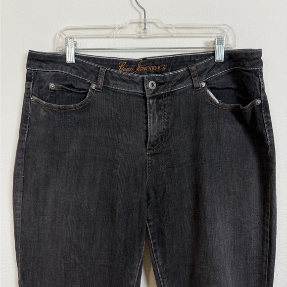 Guess Jeans Venice Dark Wash Bootcut Flare Stretch Jeans Size 34 Y2K - Picture 3 of 16